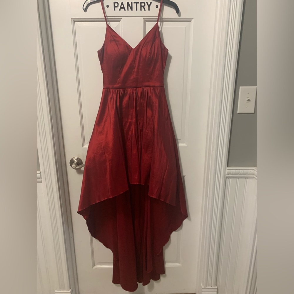 B.Smart High Low Red Dress. Size 7/8